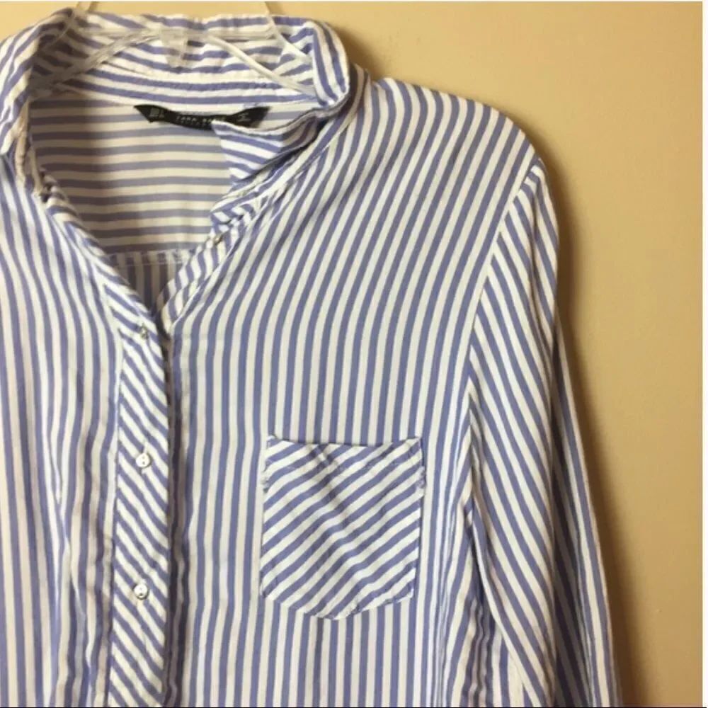 ✨ Zara Basic striped blouse✨ - Picture 4 of 4